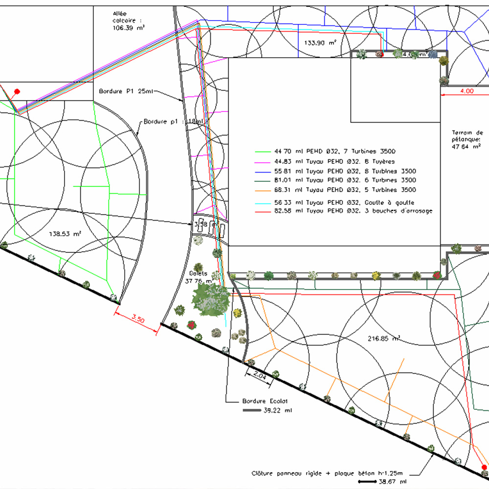 Plan d'arrosage